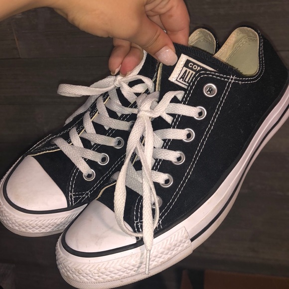 Converse black men’s 6 women’s 8 - Picture 1 of 3